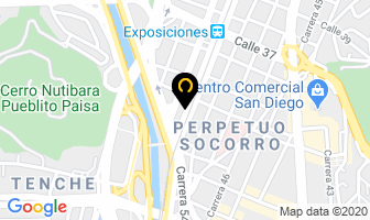 Mapa de Ferro Tornillos Internacional Ltda. en Medellín