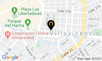 Mapa de Ferroaluminios en Villavicencio
