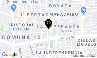 Mapa de Ferroelectricos La Roosevelt en Cali