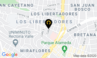 Mapa de Ferroelectricos Libertadores en Cali