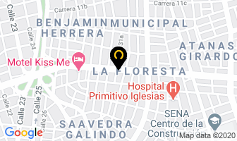Mapa de Ferroeléctricos M & S en Cali