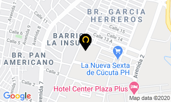 Mapa de Ferroelectricos Romato Cúcuta en Cúcuta