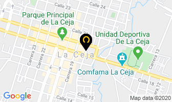 Mapa de Ferroelecttricos Plaza Oriente en La Ceja
