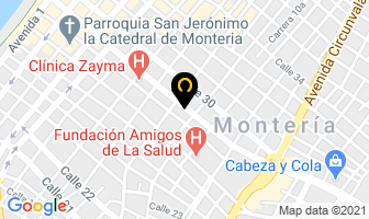 Mapa de Ferromateriales Del Caribe Ltda. en Montería