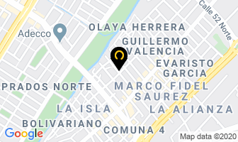 Mapa de Ferromateriales El Mortino en Cali