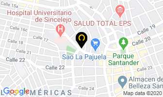 Mapa de Ferromateriales El Socio en Sincelejo