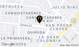Mapa de Ferromateriales León Xiii en Cali