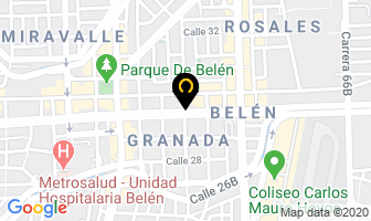 Mapa de Ferromuebles en Medellín
