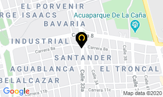 Mapa de Fertec Colombia Herramientas De Corte Y Precision en Cali