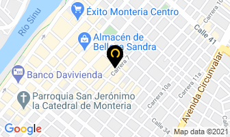 Mapa de Fertility en Montería