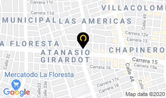 Mapa de Fibra Car's en Cali