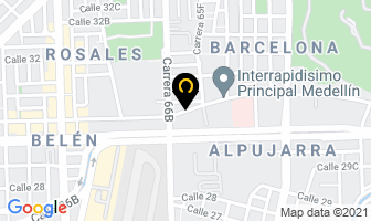 Mapa de Fibras B & F en Medellín