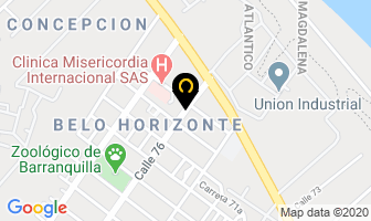 Mapa de Fibras Nacionales S.a.s. en Barranquilla