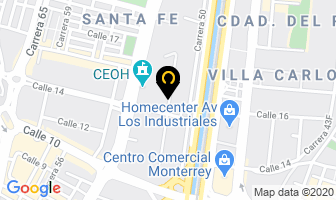 Mapa de Fibras Nacionales S.a.s. en Medellín