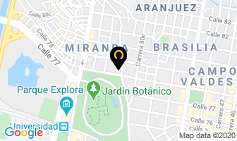Mapa de Fibras Y Bomperes en Medellín