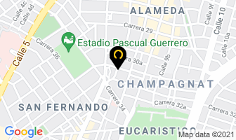 Mapa de Fibrautos Radical Tuning en Cali