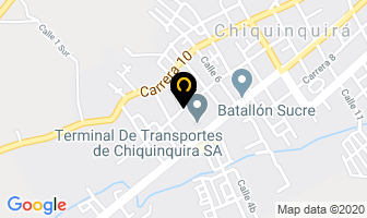 Mapa de Fibriplast en Chiquinquirá