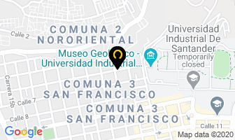Mapa de Fichers Metal Muebles en Bucaramanga