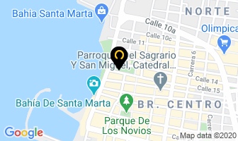 Mapa de Fiduciaria Central S.a. en Santa Marta