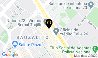 Mapa de Fiduciaria Colmena en Bogotá D.C