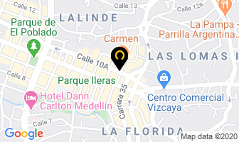 Mapa de Fiesta Ganga en Medellín
