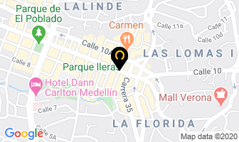 Mapa de Fiesta Ganga en Medellín