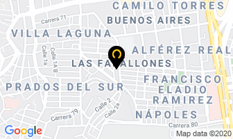 Mapa de Fiestas Del Mar Restaurante en Cali