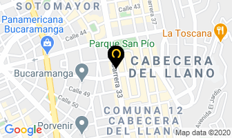 Mapa de Fiestas In en Bucaramanga