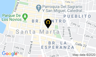 Mapa de Filtrozono Maranatha en Santa Marta