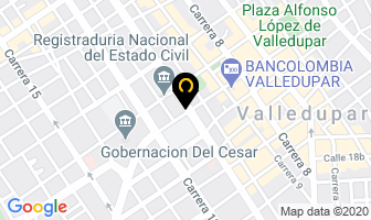 Mapa de Finanaciera Cambiamos en Valledupar