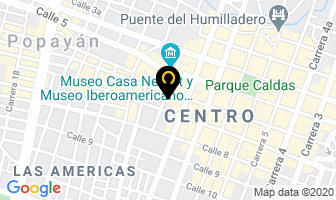 Mapa de Financia Crédito Del Cauca en Popayán