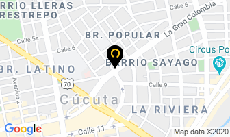 Mapa de Financiera Juriscoop en Cúcuta