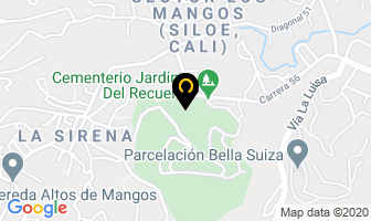 Mapa de Finca De Recreo en Cali