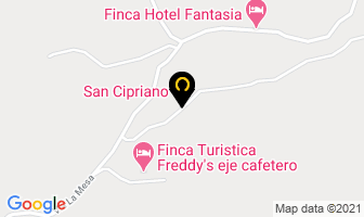 Mapa de Finca San Cipriano en Quimbaya