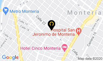 Mapa de Finquez Alfonso en Montería