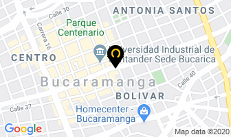 Mapa de Finsercolsa en Bucaramanga