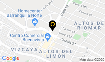 Mapa de Fior Di Pizza en Barranquilla