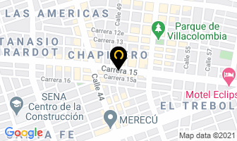 Mapa de Fisiokinesis en Cali