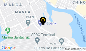 Mapa de Fitac en Cartagena