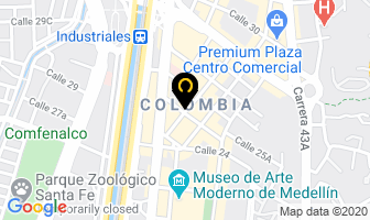 Mapa de Fiverglass en Medellín