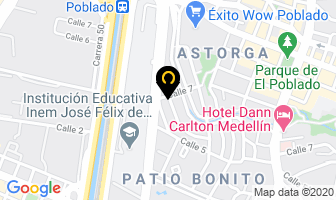 Mapa de Flash Soluciones en Medellín