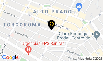 Mapa de Fletamar E.u en Barranquilla