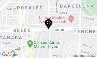 Mapa de Flextuco en Medellín
