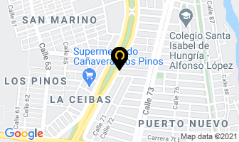 Mapa de Flor Del Valle en Cali