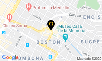 Mapa de Flores De Lujo en Medellín