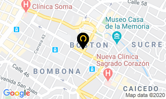 Mapa de Flores Veracruz en Medellín