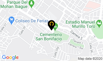 Mapa de Floristería alba en Ibagué