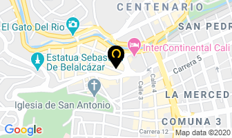 Mapa de Floristería Anita en Cali