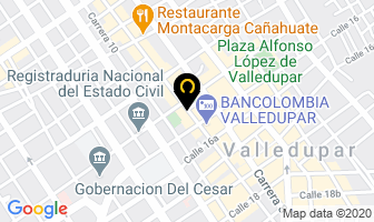 Mapa de Floristería Decodal en Valledupar