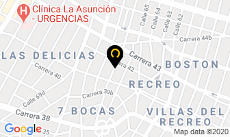 Mapa de Floristería Flores D'caché en Barranquilla